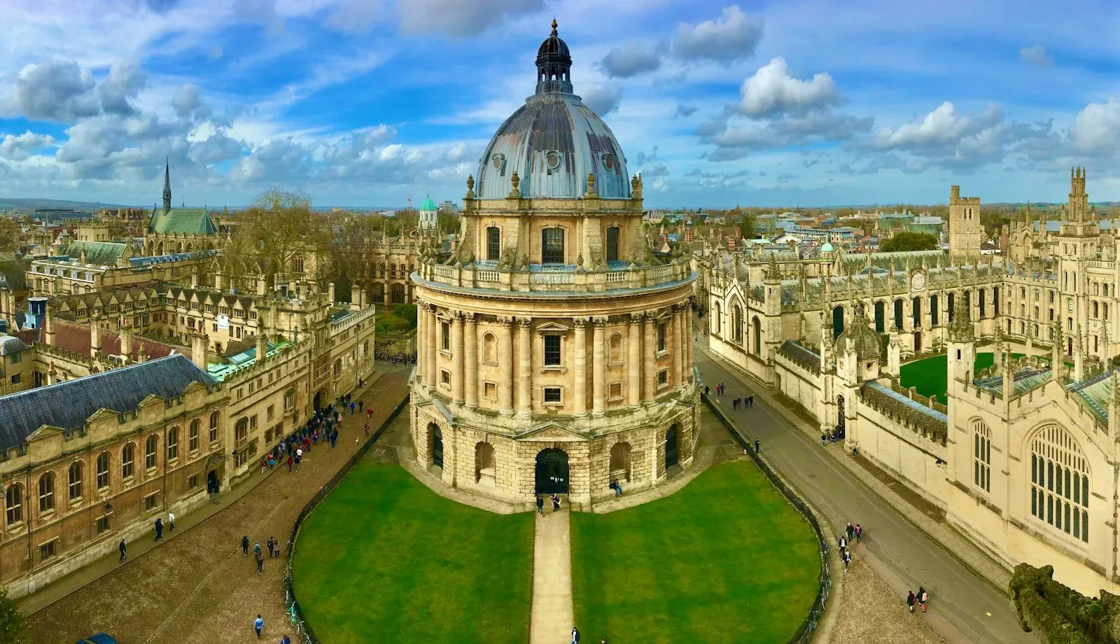 The Radcliffe Camera and surrounding university buildings in Oxford