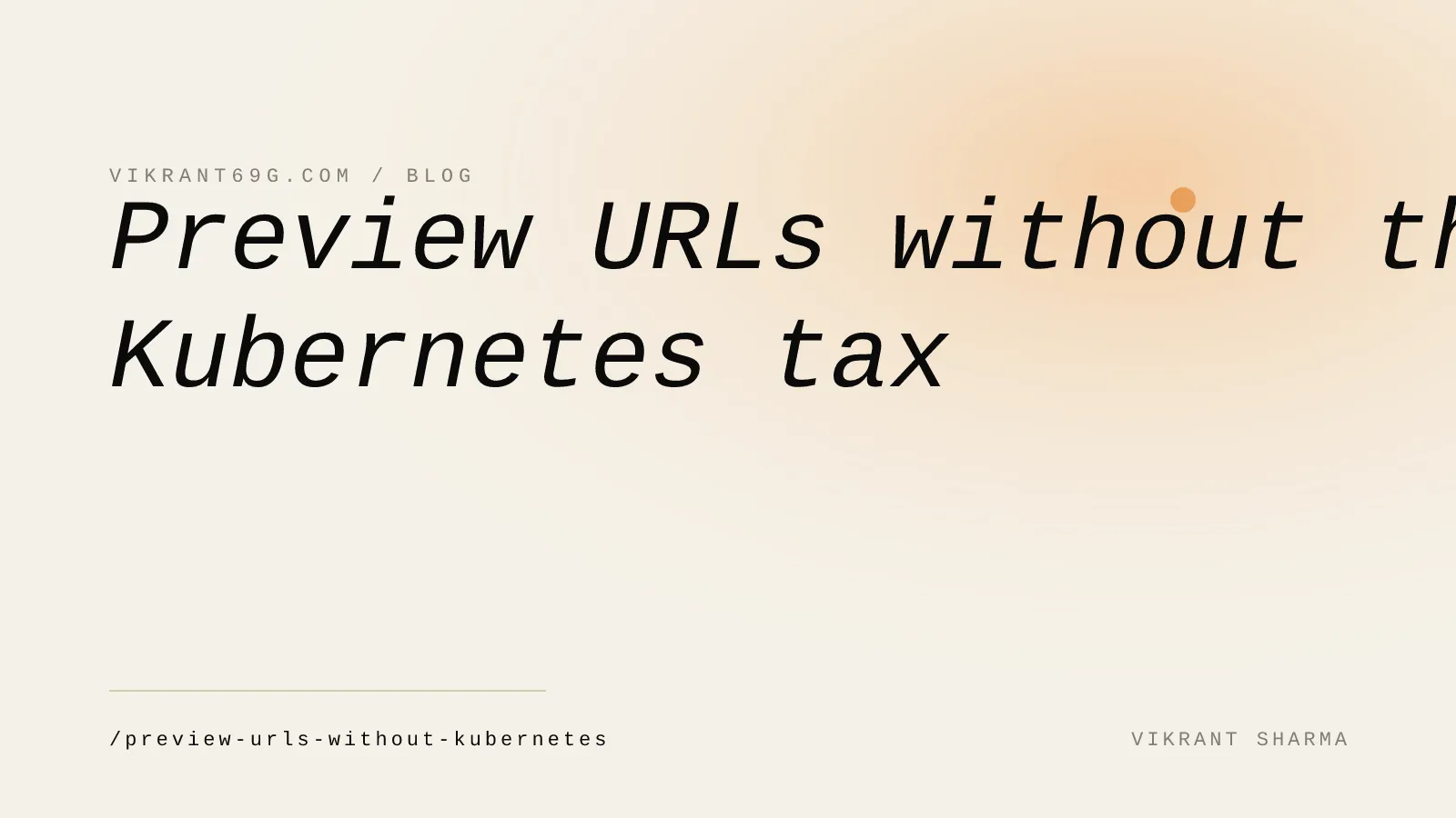 Terminal window showing Docker containers running with generated subdomain URLs